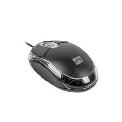 Mysz przewodowa Natec Vireo 2 optyczna 1000 DPI czarna | PartsPC.pl