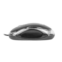 Mysz przewodowa Natec Vireo 2 optyczna 1000 DPI czarna | PartsPC.pl