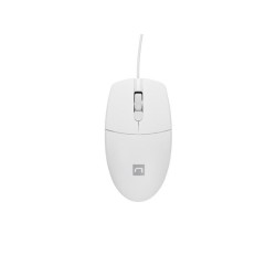 Mysz przewodowa Natec RUFF 2 1000 DPI biała | PartsPC.pl