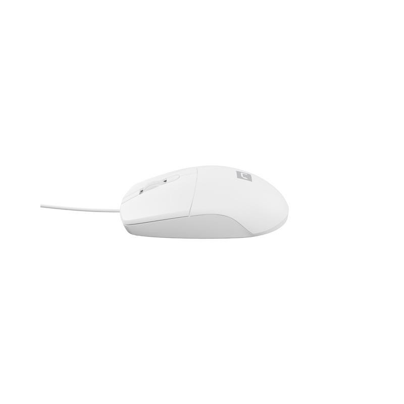 Mysz przewodowa Natec RUFF 2 1000 DPI biała | PartsPC.pl