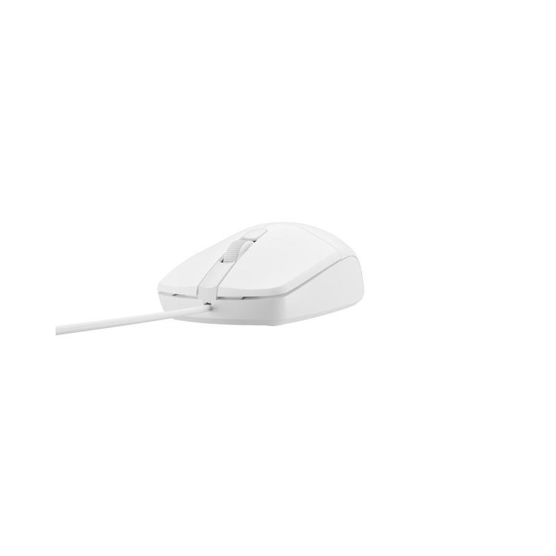 Mysz przewodowa Natec RUFF 2 1000 DPI biała | PartsPC.pl