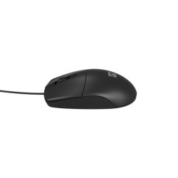 Mysz przewodowa Natec RUFF PLUS 1200 DPI czarna | PartsPC.pl