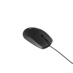 Mysz przewodowa Natec RUFF PLUS 1200 DPI czarna | PartsPC.pl