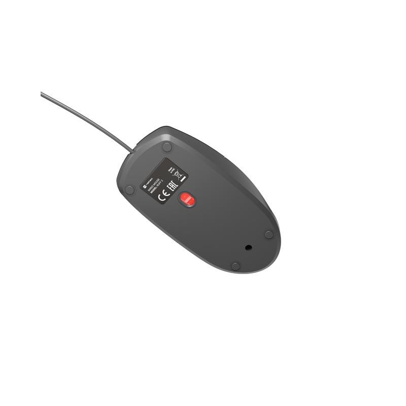 Mysz przewodowa Natec RUFF PLUS 1200 DPI czarna | PartsPC.pl