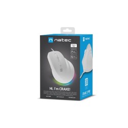 Mysz przewodowa Natec Crake 2 PRO 12800dpi wertykalna progra… | PartsPC.pl
