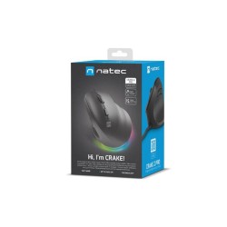 Mysz przewodowa Natec Crake 2 PRO 12800dpi wertykalna progra… | PartsPC.pl