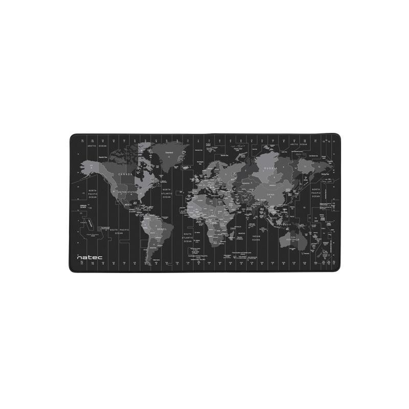 Podkładka pod mysz Natec Time Zone Map Maxi 800x400