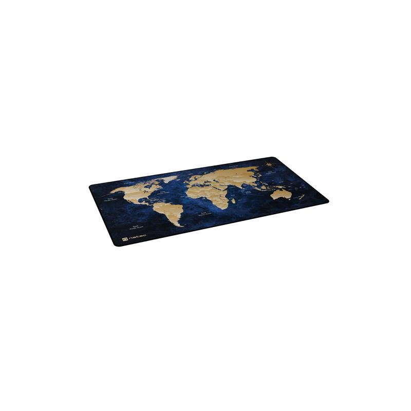 Podkładka pod mysz Natec World Deep Blue 800x400mm | PartsPC.pl