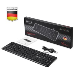 Klawiatura przewodowa Perixx PERIBOARD-210 scissor, ultra-fl… | PartsPC.pl
