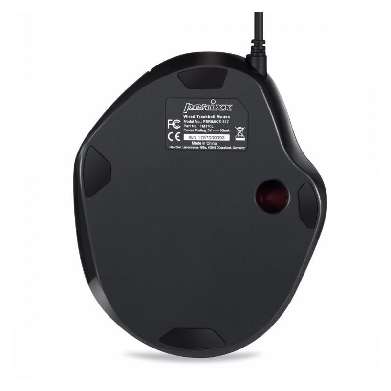 Mysz przewodowa Perixx PERIMICE 517 laserowa trackball 34mm … | PartsPC.pl