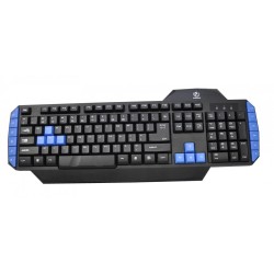 Klawiatura przewodowa Rebeltec WARRIOR Gaming USB czarna | PartsPC.pl