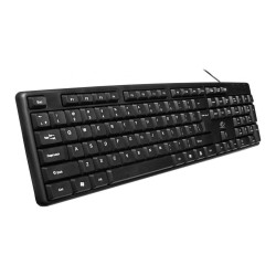 Klawiatura przewodowa Rebeltec UNO USB czarna | PartsPC.pl