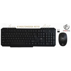 Zestaw bezprzewodowy klawiatura + mysz Rebeltec VORTEX czarn… | PartsPC.pl
