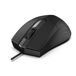 Mysz przewodowa Rebeltec FOCUS optyczna USB czarna | PartsPC.pl