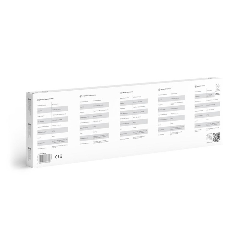 Klawiatura bezprzewodowa SAVIO KB-02 | PartsPC.pl