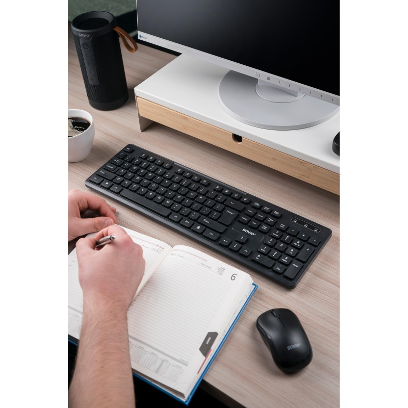 Klawiatura bezprzewodowa SAVIO KB-02 | PartsPC.pl