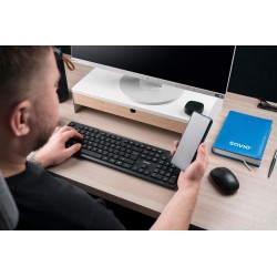 Klawiatura bezprzewodowa SAVIO KB-02 | PartsPC.pl