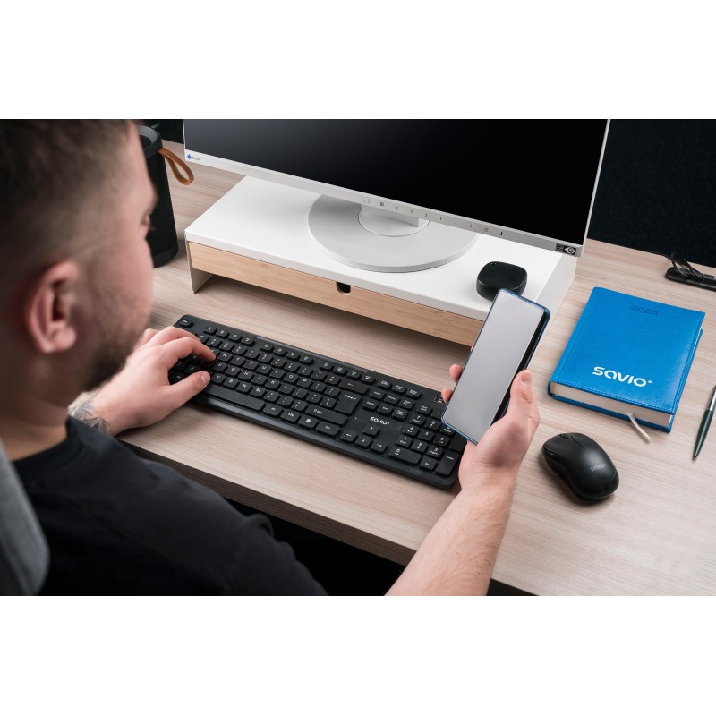 Klawiatura bezprzewodowa SAVIO KB-02 | PartsPC.pl