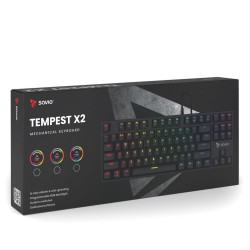 Savio Klawiatura mechaniczna RGB Tempest X2 Outemu Red | PartsPC.pl