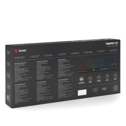 Savio Klawiatura mechaniczna RGB Tempest X2 Outemu Red | PartsPC.pl