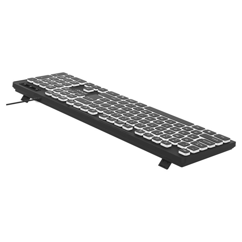 Klawiatura przewodowa SAVIO KB-04 podświetlana LED | PartsPC.pl