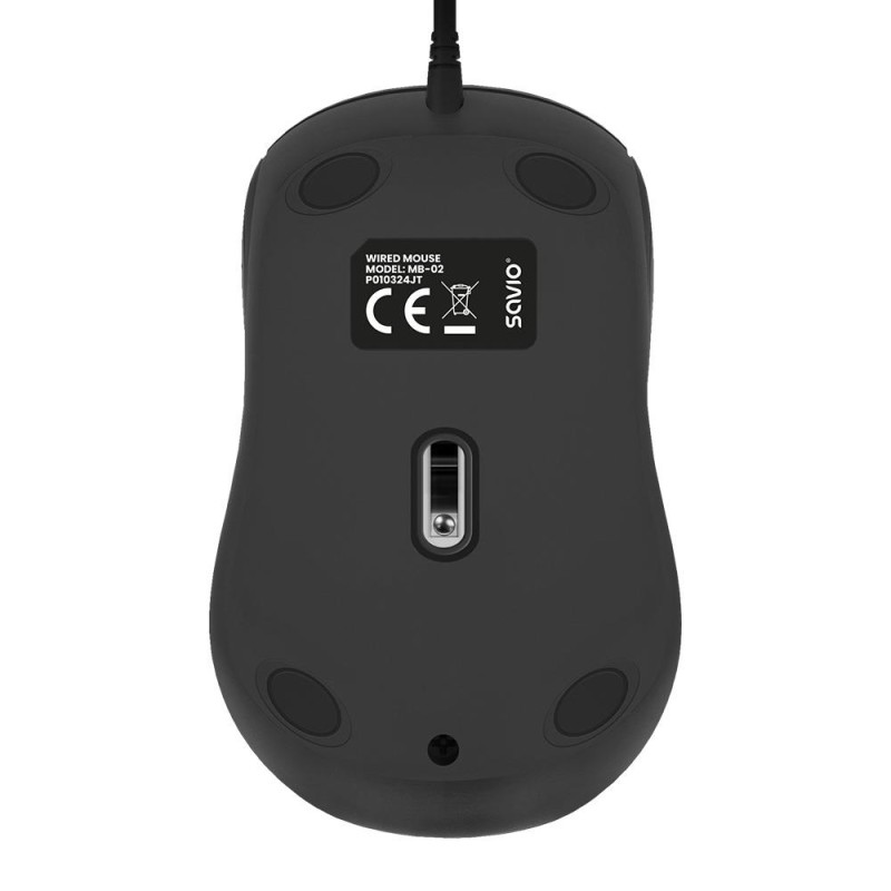 Mysz przewodowa SAVIO MB-02 | PartsPC.pl