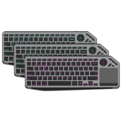 Klawiatura bezprzewodowa Techly Dualna BT/RF Touchpad LED RG… | PartsPC.pl