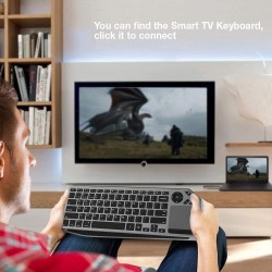 Klawiatura bezprzewodowa Techly Dualna BT/RF Touchpad LED RG… | PartsPC.pl