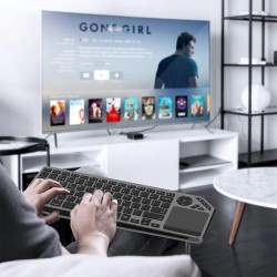 Klawiatura bezprzewodowa Techly Dualna BT/RF Touchpad LED RG… | PartsPC.pl