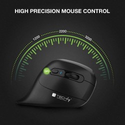 Mysz bezprzewodowa Techly 2.4GHz RF USB pionowa 3200dpi opty… | PartsPC.pl