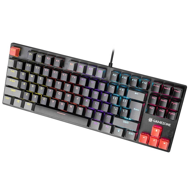 Klawiatura przewodowa Tracer GAMEZONE Blade 87 USB czarna | PartsPC.pl