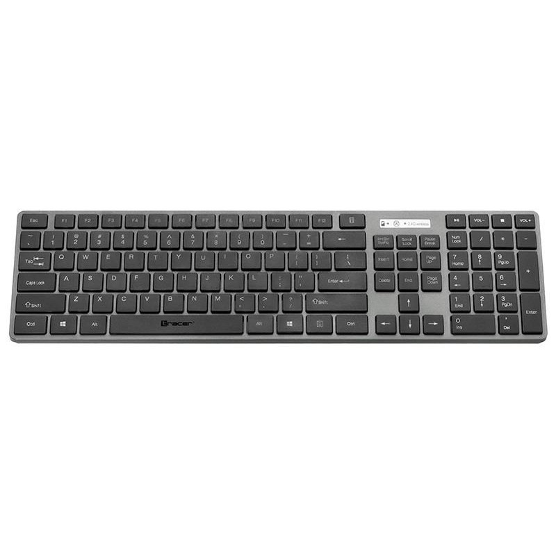 Zestaw bezprzewodowy klawiatura + mysz Tracer Set RF Nano | PartsPC.pl