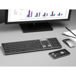 Zestaw bezprzewodowy klawiatura + mysz Tracer Set RF Nano | PartsPC.pl