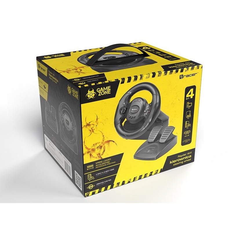 Kierownica Tracer Rayder 4 in 1 PC/PS3/PS4/Xone | PartsPC.pl