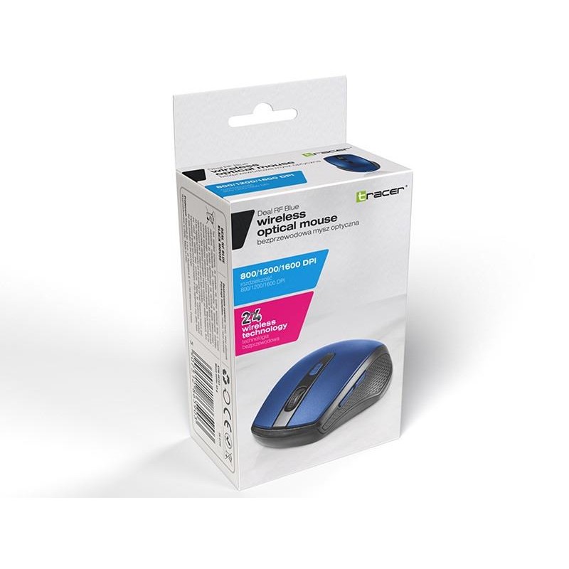 Mysz bezprzewodowa Tracer DEAL BLUE RF Nano optyczna | PartsPC.pl