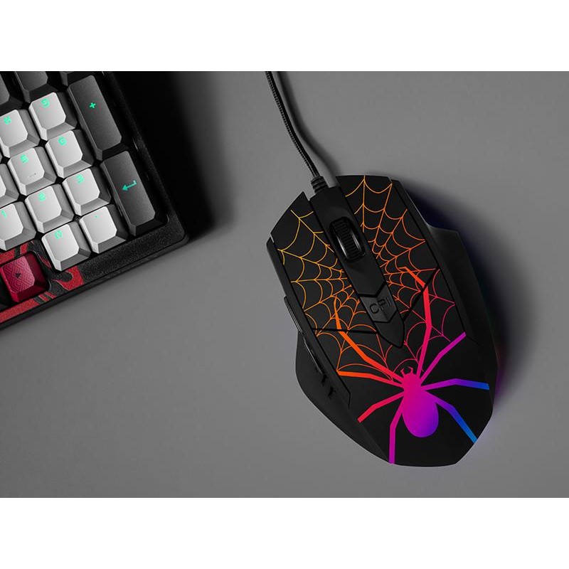 Mysz przewodowa Tracer Black Widow USB optyczna | PartsPC.pl