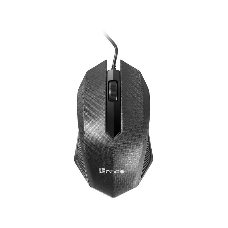 Mysz przewodowa Tracer Click optyczna szara | PartsPC.pl