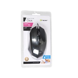 Mysz przewodowa Tracer Click optyczna szara | PartsPC.pl