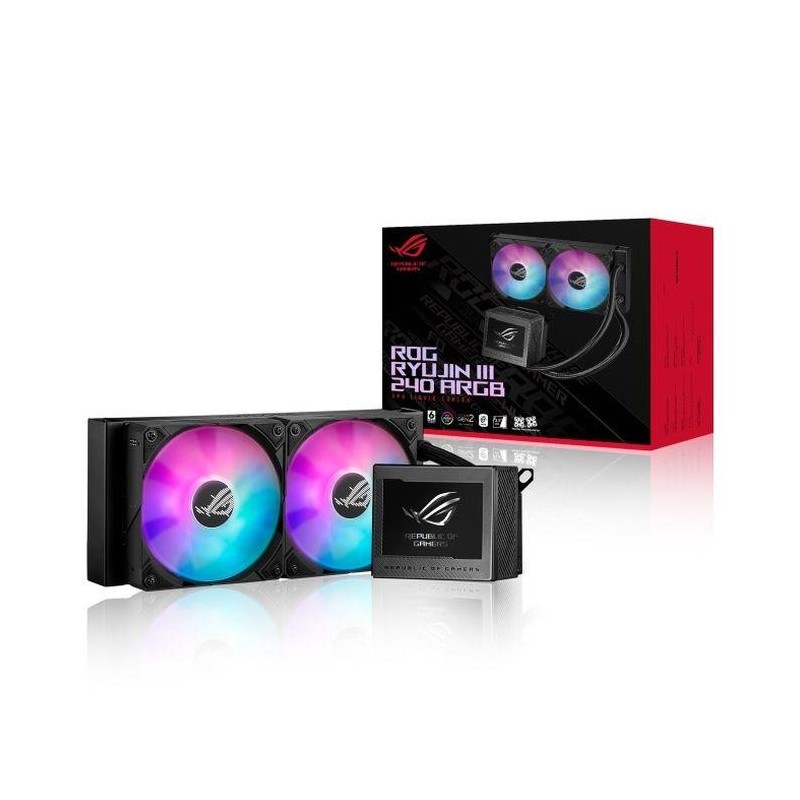 Chłodzenie wodne Asus ROG RYUJIN III 240 ARGB 2x120mm | PartsPC.pl