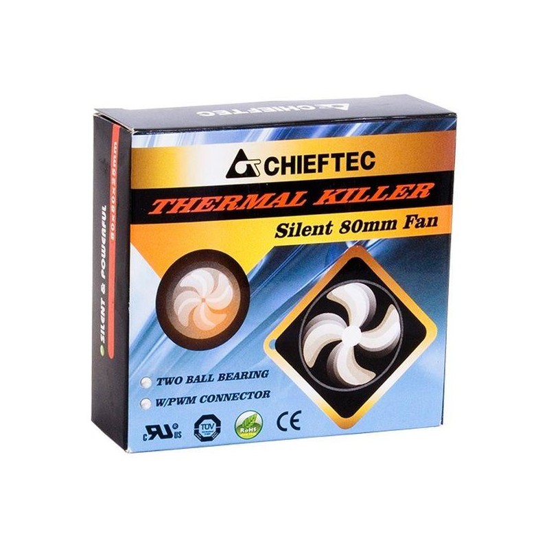 Wentylator Chieftec AF-0825PWM 80mm PWM | PartsPC.pl