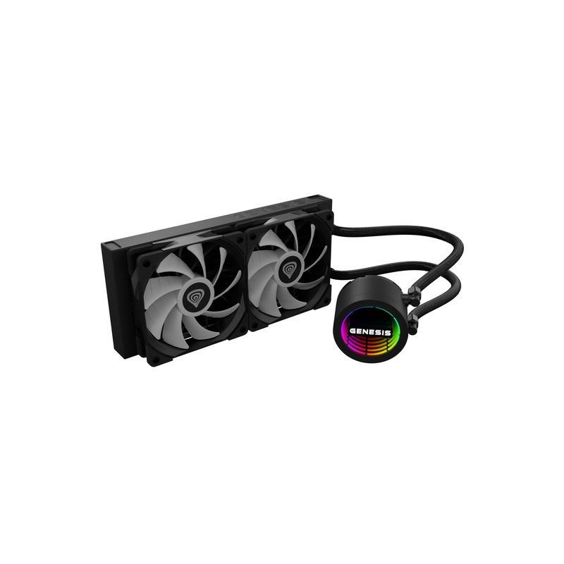Chłodzenie wodne Genesis Hydria 240 ARGB czarne | PartsPC.pl