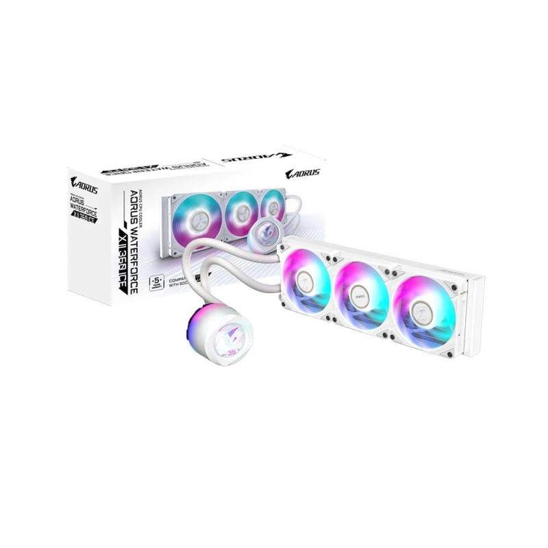 Chłodzenie wodne Gigabyte AORUS WATERFORCE X II 360 ICE | PartsPC.pl