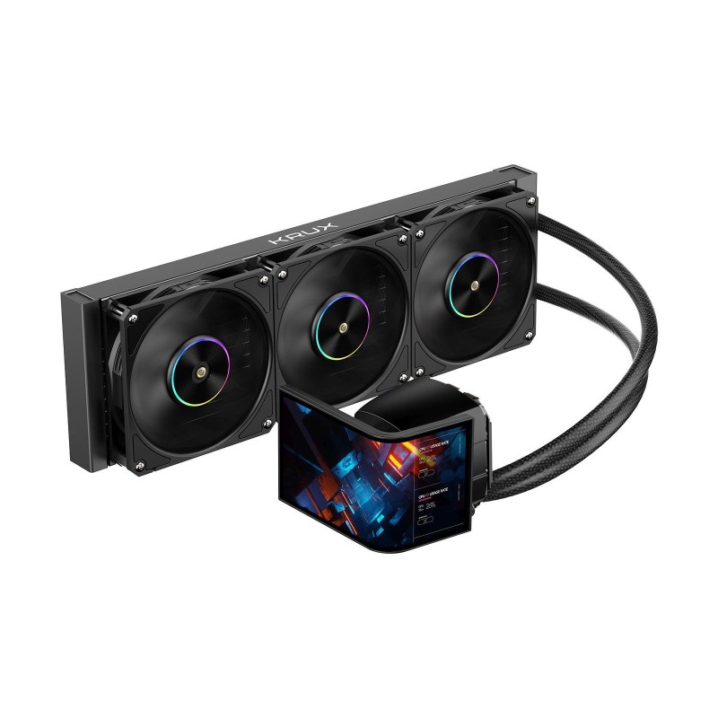 Chłodzenie wodne KRUX HydroArc 360 ARGB LCD (KRXE010) 120 mm | PartsPC.pl