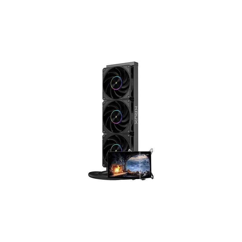 Chłodzenie wodne KRUX HydroArc 360 ARGB LCD (KRXE010) 120 mm | PartsPC.pl
