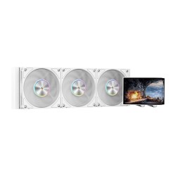 Chłodzenie wodne KRUX HydroArc 360 White ARGB LCD (KRXE011) … | PartsPC.pl