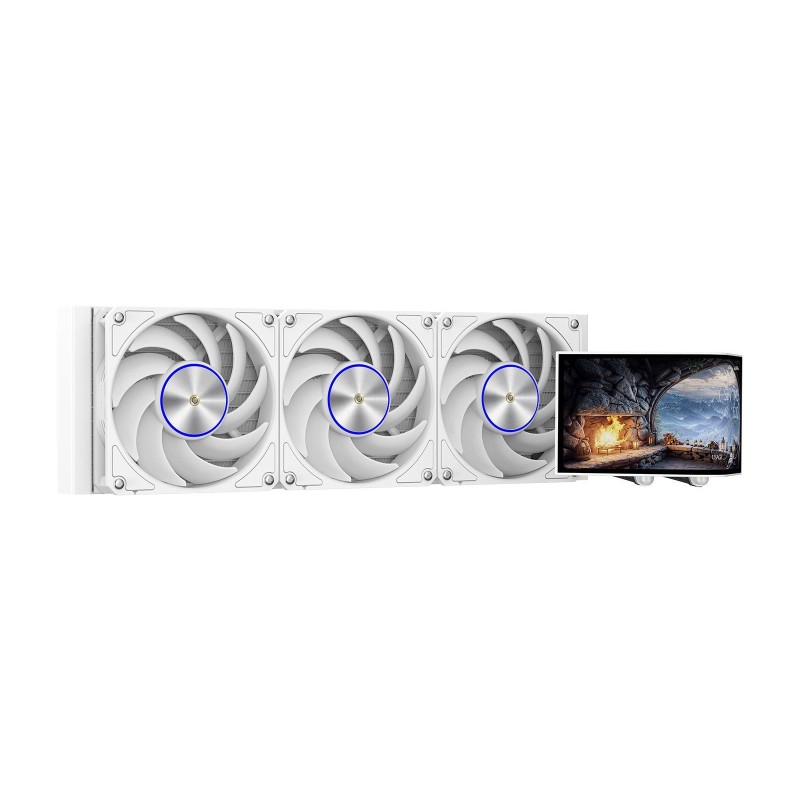 Chłodzenie wodne KRUX HydroArc 360 White ARGB LCD (KRXE011) … | PartsPC.pl