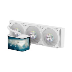 Chłodzenie wodne KRUX HydroArc 360 White ARGB LCD (KRXE011) … | PartsPC.pl