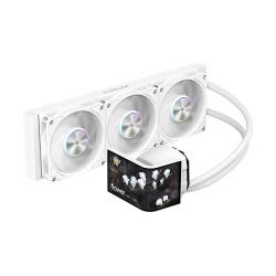 Chłodzenie wodne KRUX HydroArc 360 White ARGB LCD (KRXE011) … | PartsPC.pl