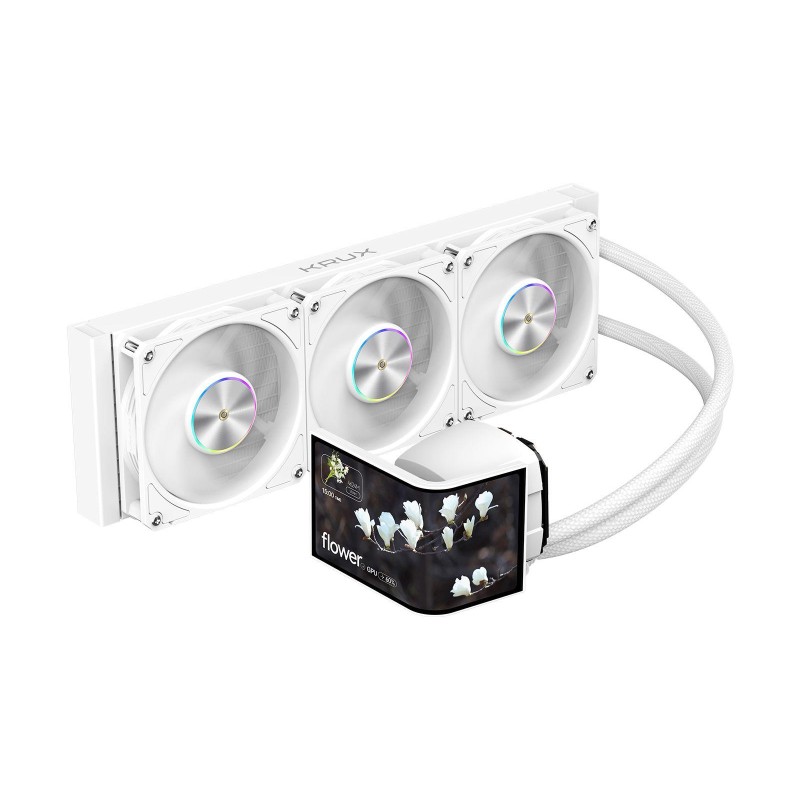 Chłodzenie wodne KRUX HydroArc 360 White ARGB LCD (KRXE011) … | PartsPC.pl
