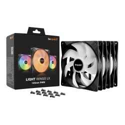 Wentylator be quiet! Light Wings LX 140mm PWM Triple Pack | PartsPC.pl